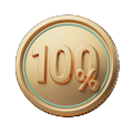 Goldenes 100-Prozent-M&uuml;nz-Abzeichen f&uuml;r den Willkommensbonus bis &euro;100 im Betsson Casino