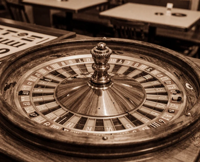 Historischer Roulette-Tisch von 1963 symbolisiert die Anf&auml;nge von Betsson als AB Restaurang Rouletter