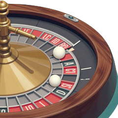 Nahaufnahme eines europ&auml;ischen Roulette-Rads mit Kugel f&uuml;r das Roulette Spiel bei Betsson