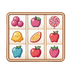 S&uuml;&szlig;igkeiten- und Frucht-Walzen f&uuml;r den Pragmatic Play Slot Sweet Bonanza bei Betsson